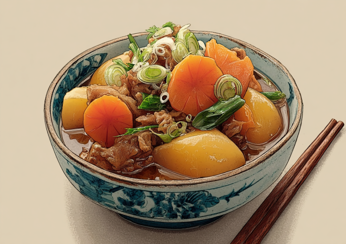 Nikujaga: The Heartwarming Japanese meat and potatoes Stew